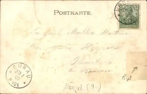 Ak Krempe in Holstein, Bahnhof, Paulinenhof