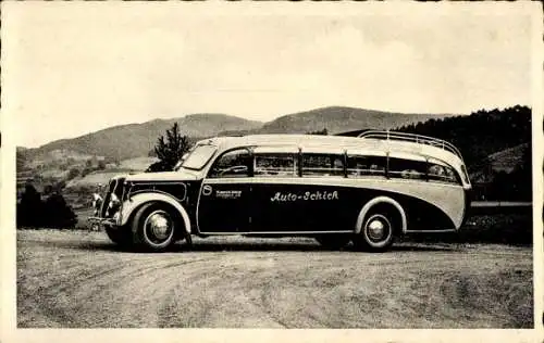 Ak Offenbach am Main Hessen, Autobus-Betrieb Heinrich Schick