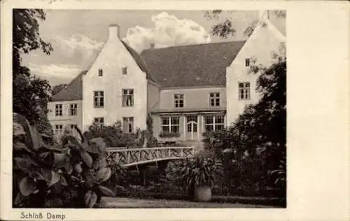 Ak Damp in Schleswig Holstein, Schloss, Brücke