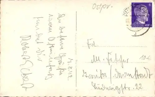 Ak Sopot Gdańsk Zoppot Danzig, Kasino-Hotel, Strand