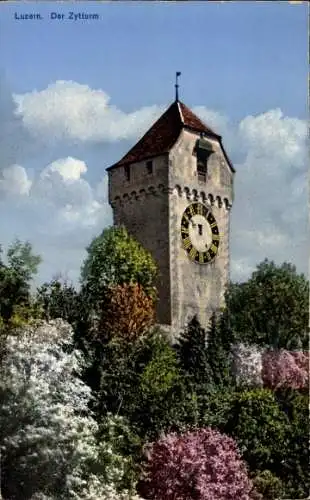 Ak Luzern Stadt Schweiz, Zytturm