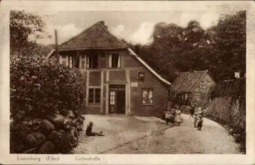 Ak Lauenburg an der Elbe, Grünstraße