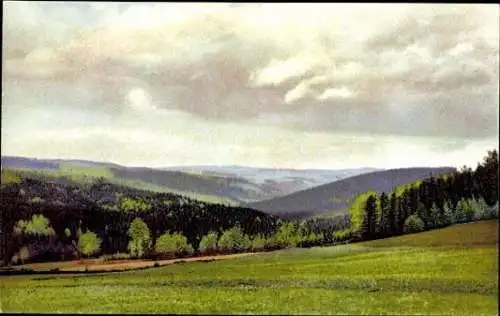10 alte Ansichtskarten Photochromie im Umschlag "Unser Erzgebirge" Serie 3