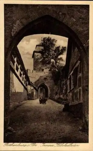 11 AK Rothenburg ob der Tauber Mittelfranken, Markustum, Kobolzellertor, Spitaltor, Burgtor