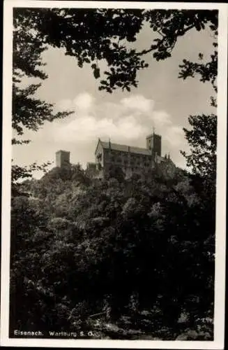 15 Ak Lutherstadt Eisenach in Thüringen, Wartburg, Burghof, Landgrafenzimer