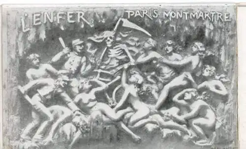 1 Heft mit 4 Abbildungen Paris XVIII Montmartre, L`Enfer (Hell) Cabaret Unique Au Monde