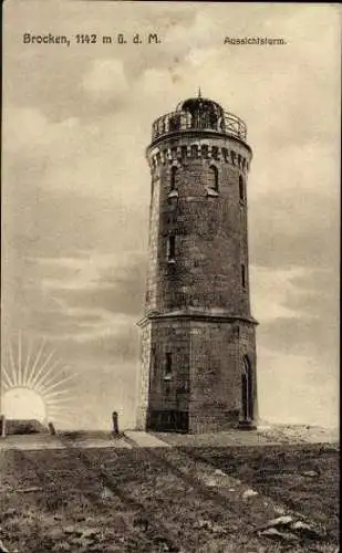 10 alte Ak Brocken Nationalpark Harz, diverse Ansichten