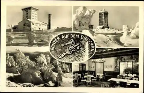 10 alte Ak Brocken Nationalpark Harz, diverse Ansichten