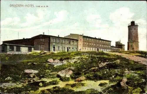 10 alte Ak Brocken Nationalpark Harz, diverse Ansichten