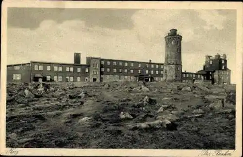 10 alte Ak Brocken Nationalpark Harz, diverse Ansichten