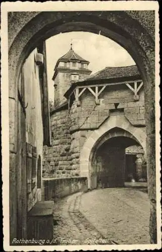 10 alte Ak Rothenburg ob der Tauber Mittelfranken, diverse Ansichten