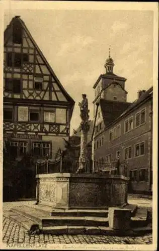 10 alte Ak Rothenburg ob der Tauber Mittelfranken, diverse Ansichten