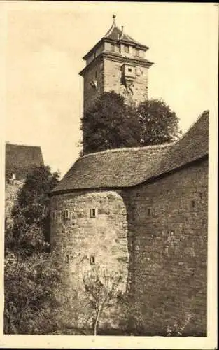 10 alte Ak Rothenburg ob der Tauber Mittelfranken, diverse Ansichten