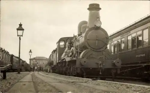 Foto Ak Russische Eisenbahn, St. Petersburg-Express