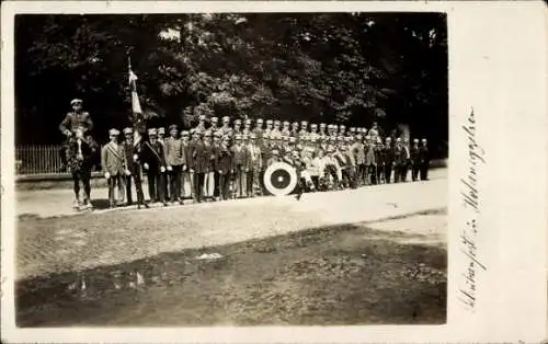 Foto Ak Hoheneggelsen Söhlde in Niedersachsen, Schützenfest, Gruppenaufnahme