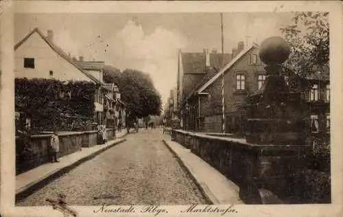 Ak Neustadt am Rübenberge in Niedersachsen, Marktstraße