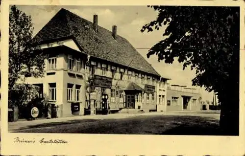 Ak Neustadt am Rübenberge, Brüner's Gaststätten, Tankstelle, Esso