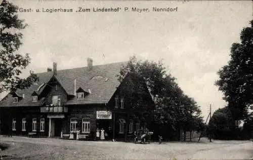 Ak Nenndorf Rosengarten Niedersachsen, Gasthaus Zum Lindenhof