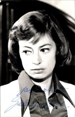 Ak Schauspielerin Gabriele Buch, Portrait, Autogramm