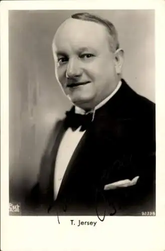 Ak Schauspieler T. Jersey, Portrait, Autogramm