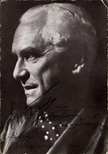 Ak Schauspieler Otto Tressler, Portrait, Autogramm