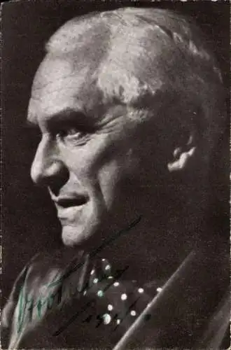 Ak Schauspieler Otto Tressler, Portrait, Autogramm