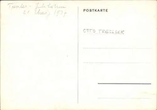 Ak Schauspieler Otto Tressler, Portrait, Autogramm