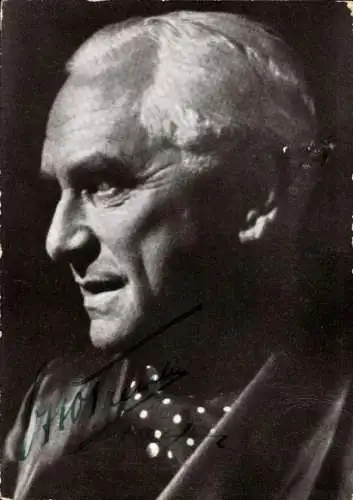 Ak Schauspieler Otto Tressler, Portrait, Autogramm