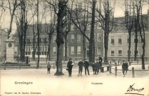 Ak Groningen Niederlande, Guljotplein