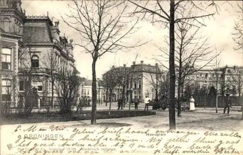 Ak Groningen Niederlande, Heereplein