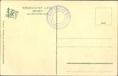 Ak Salondampfer Nixe, Norddeutscher Lloyd