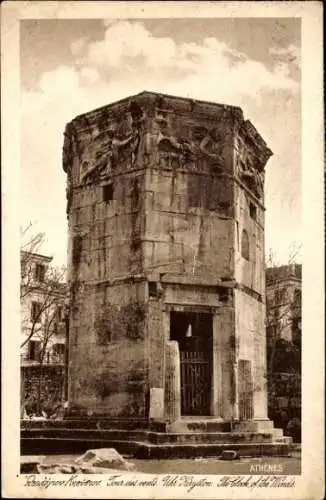 Ak Athen Griechenland, Turm der Winde