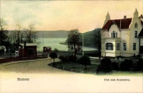 Ak Malente in Ostholstein, Blick vom Brahmberg, Villa