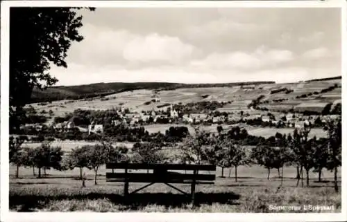Ak Sommerau Eschau im Spessart, Panorama