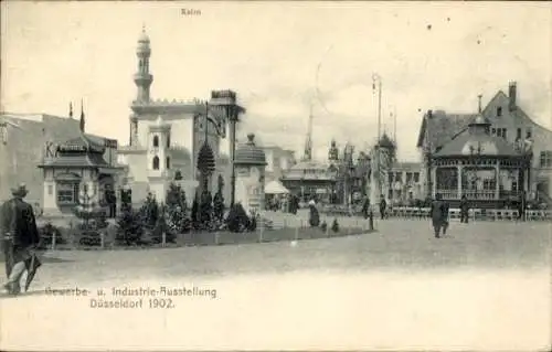 Ak Düsseldorf am Rhein, Gewerbe- und Industrie-Ausstellung 1902, Kairo