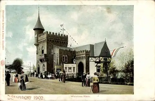 Ak Düsseldorf am Rhein, Weinhaus Klein, Industrie- u. Gewerbeausstellung 1902