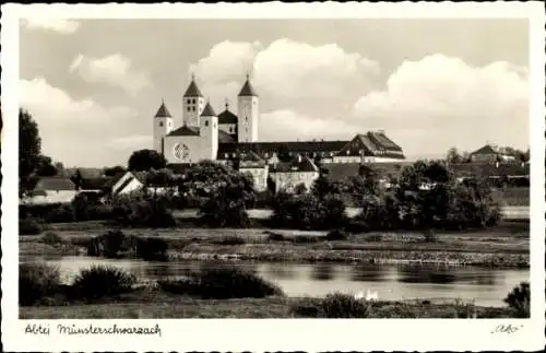 Ak Münsterschwarzach Schwarzach am Main Unterfranken, Abtei