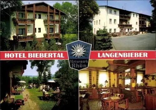 Ak Langenbieber Hofbieber in Hessen, Hotel Biebertal