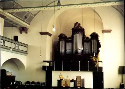 Ak Großauheim Hanau in Hessen, evangelische Kirche, Orgel