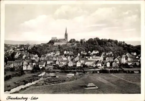 Ak Frankenberg an der Eder Hessen, Ortsansicht