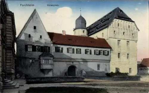 Ak Forchheim in Oberfranken Bayern, Kaiserplatz