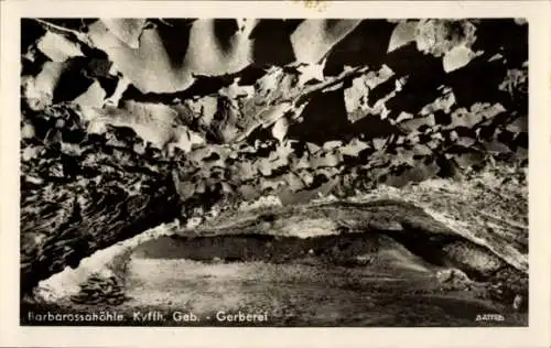 Ak Rottleben Kyffhäuserland in Thüringen, Barbarossahöhle, Gerberei