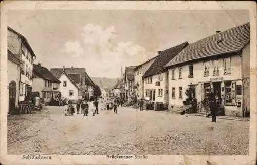 Ak Schlüchtern in Hessen, Brückenauer Straße