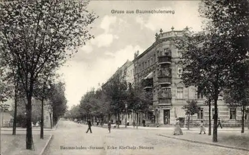 Ak Berlin Treptow Baumschulenweg, Baumschulen-Straße, Ecke Kiefholz-Straße