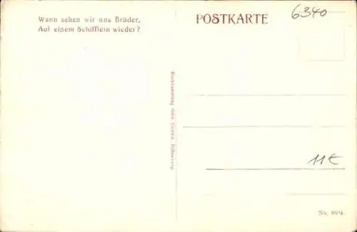 Studentika Ak Dillenburg in Hessen, Abschieds-Commers 1913 der Seminarklasse I