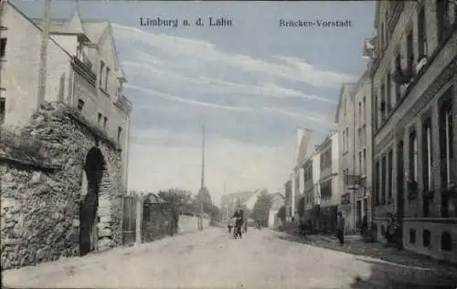 Ak Limburg an der Lahn, Brücken-Vorstadt