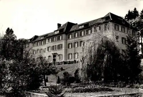 Ak Bouxwiller Buchsweiler Elsass Haut Rhin, Maison de Convalescence de Luppach, Park