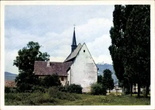 Ak Saint Hippolyte St Pilt Elsass Haut Rhin, Alte Kapelle, Hohkönigsburg