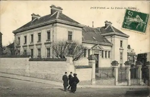 Ak Pontoise Val d'Oise, Le Palais de Justice