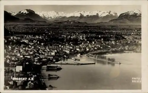 Ak Bregenz am Bodensee Vorarlberg, Panorama